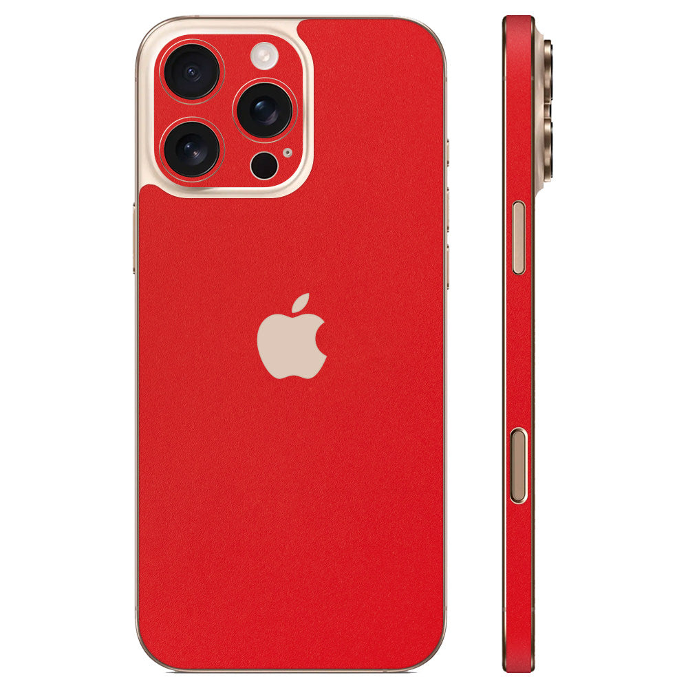 スキンシール iPhone16 Pro レッド – wraplus