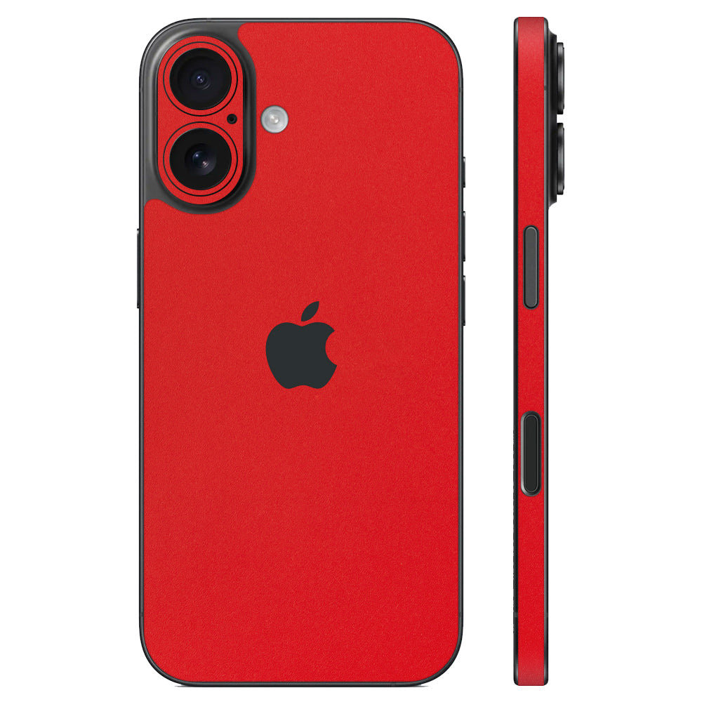 スキンシール iPhone16 レッド – wraplus