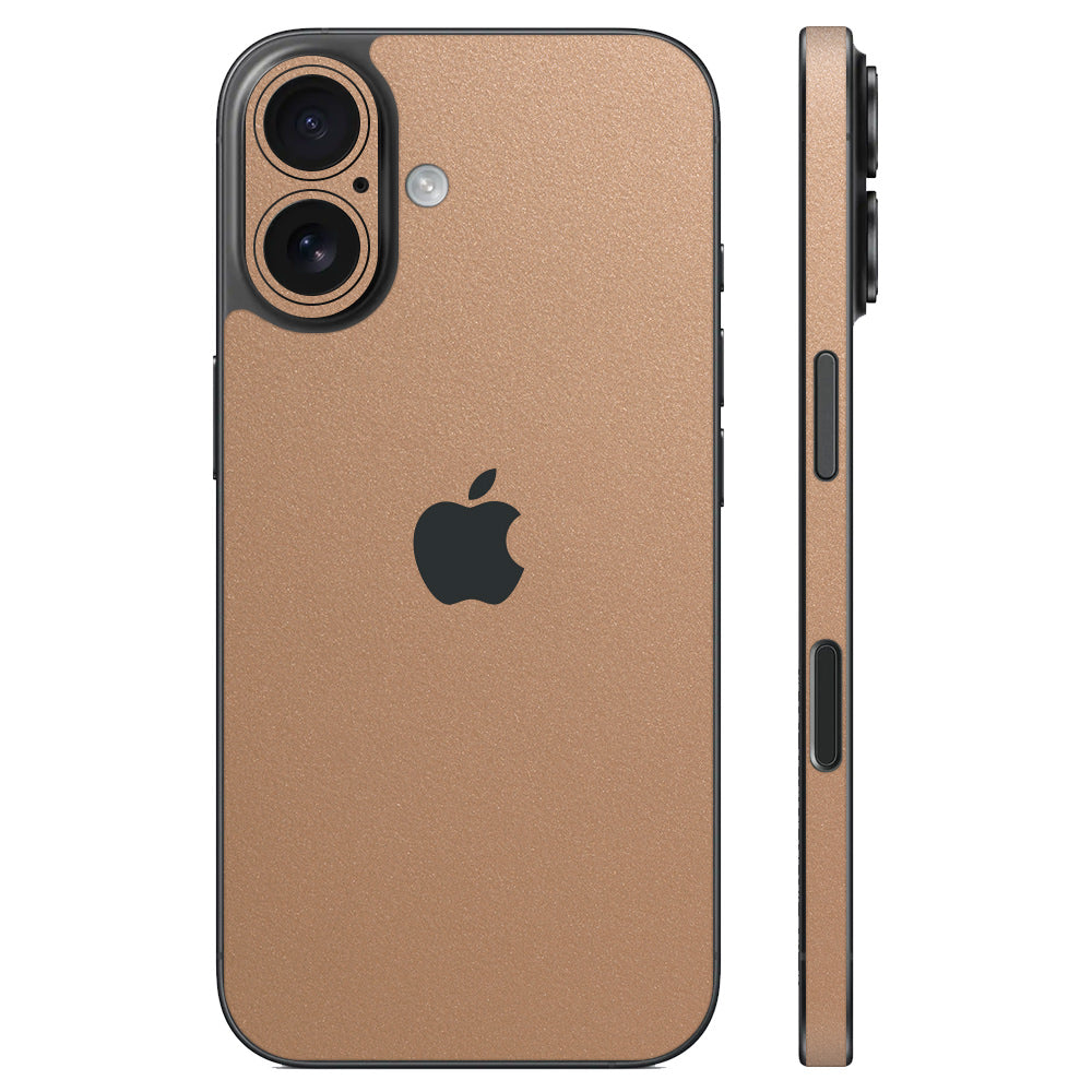 スキンシール iPhone16 ゴールド – wraplus