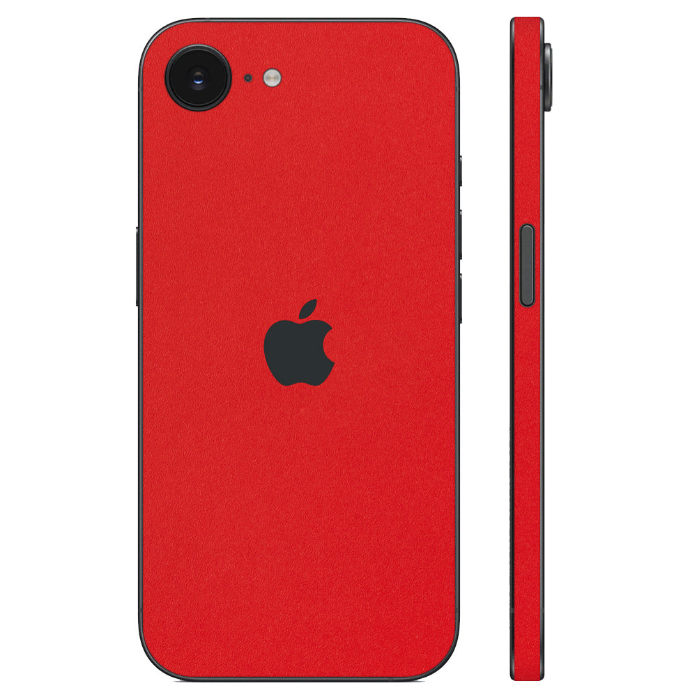 スキンシール iPhone16e iPhone17e レッド – wraplus