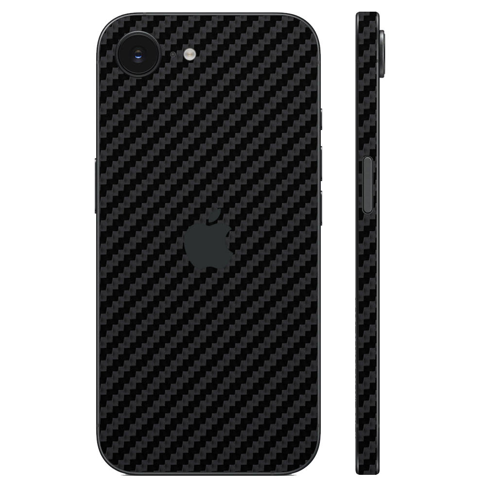 スキンシール iPhone16e iPhone17e ブラックカーボン – wraplus