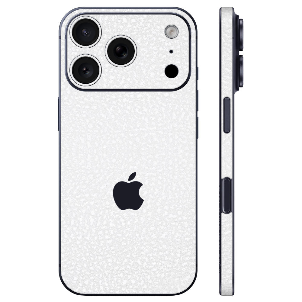 スキンシール iPhone17 Pro ホワイトレザー – wraplus