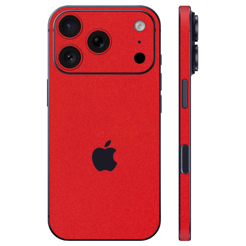 スキンシール iPhone17 Pro Max レッド – wraplus