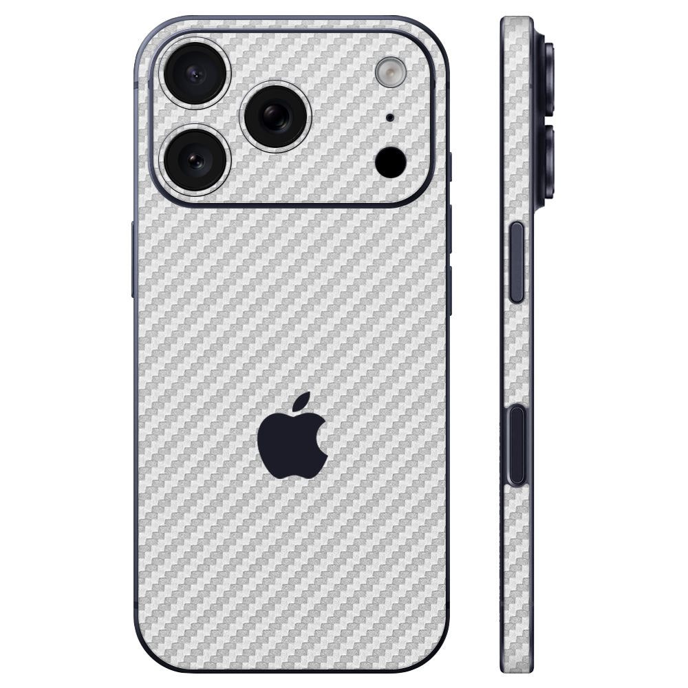 スキンシール iPhone17 Pro Max シルバーカーボン – wraplus