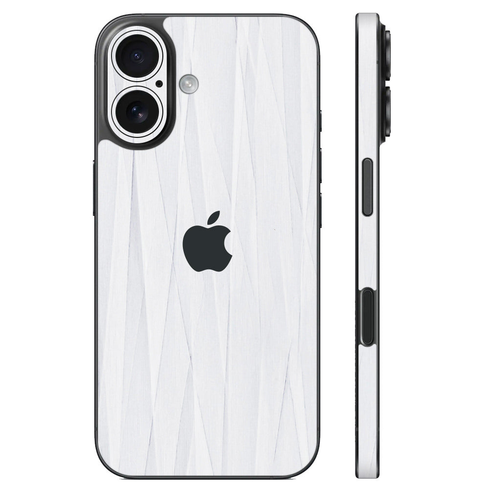 スキンシール iPhone17 ホワイトアブストラクト – wraplus