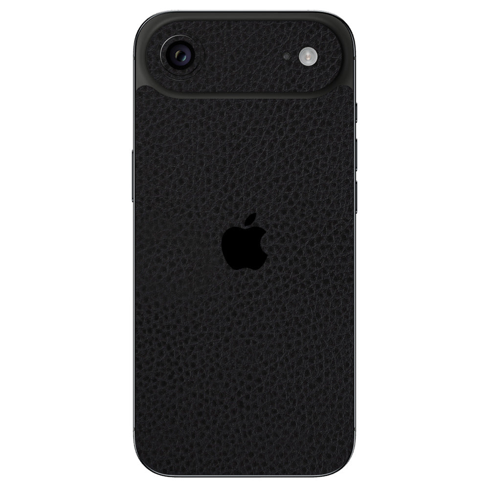 スキンシール iPhone Air ブラックレザー – wraplus