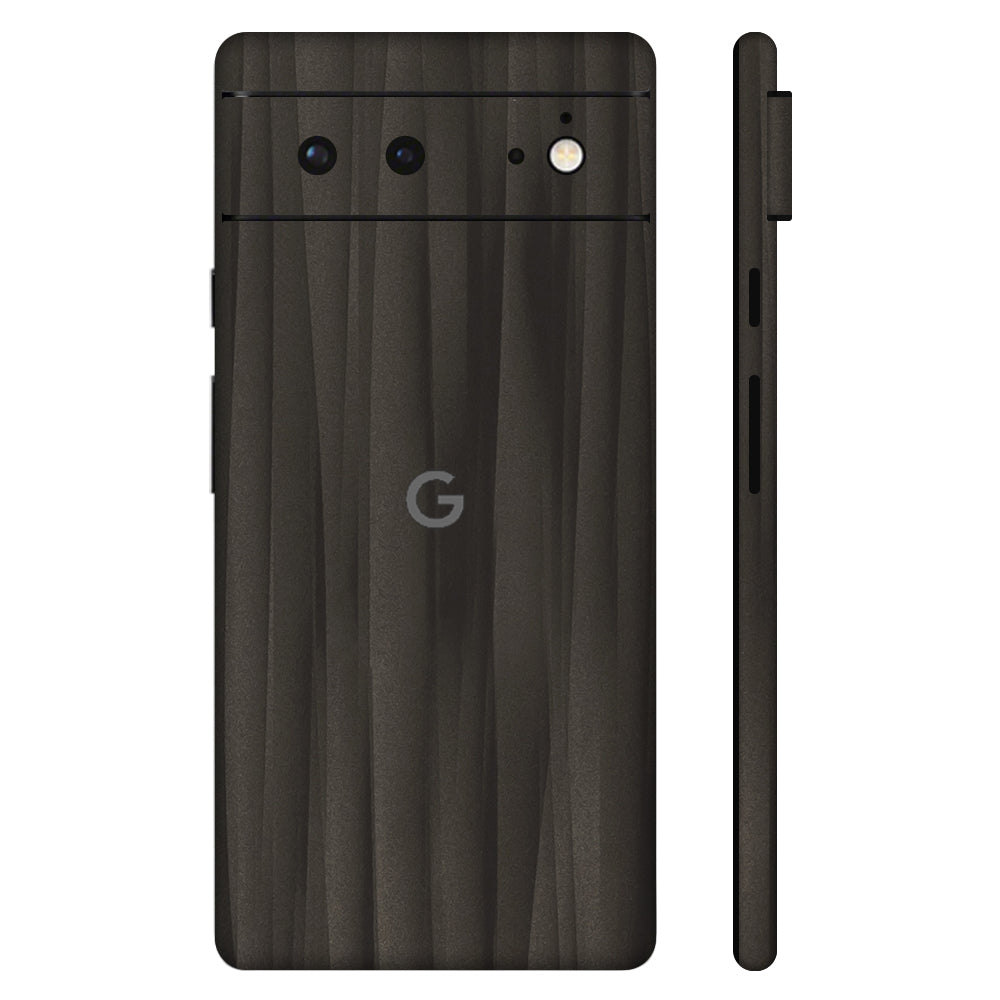 Pixel6a ブラックアブストラクト 全面カバー