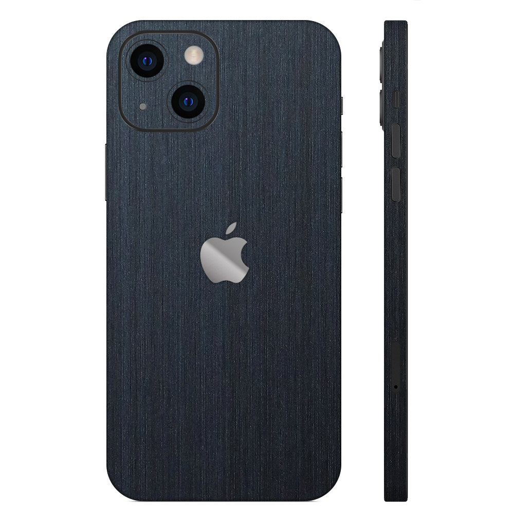 スキンシール iPhone15 ネイビーブラッシュメタル – wraplus