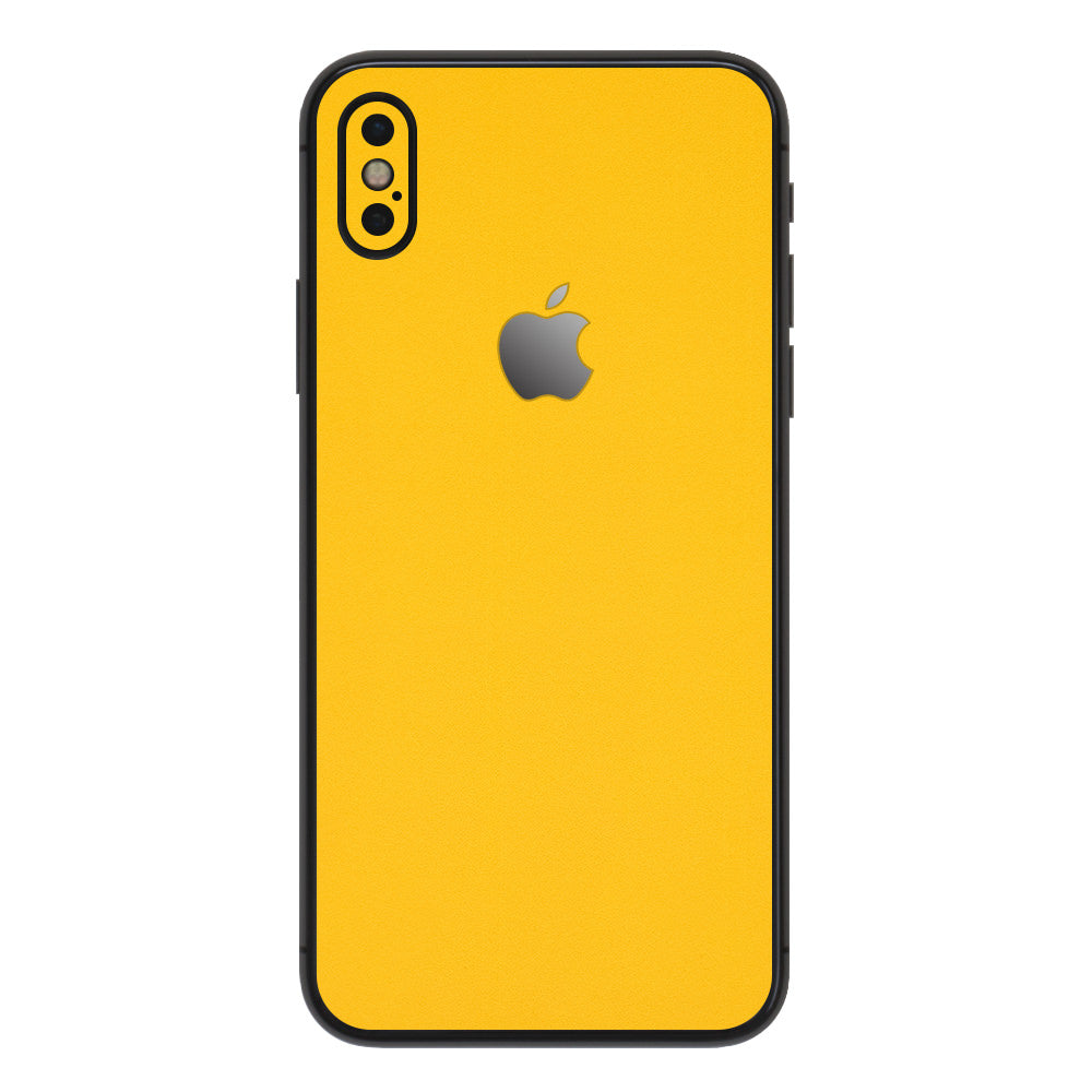 スキンシール iPhoneXR イエロー 背面カバー – wraplus