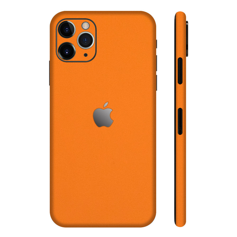 スキンシール iPhone11 オレンジ 全面カバー – wraplus