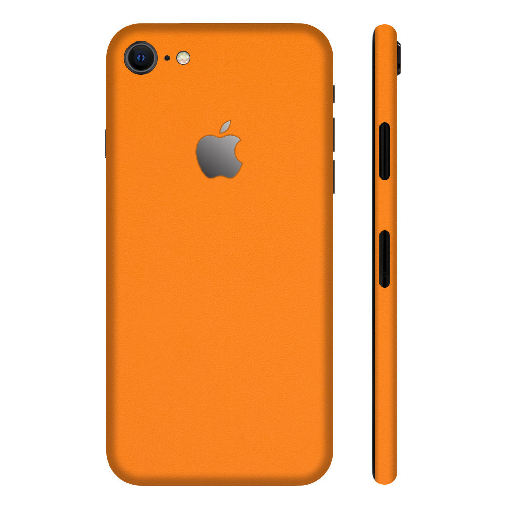 スキンシール iPhone7 オレンジ 全面カバー – wraplus