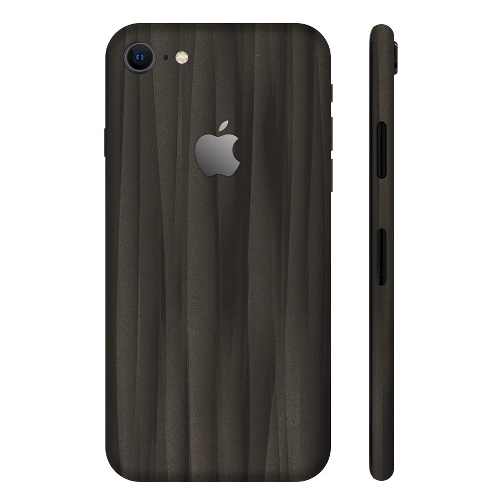 スキンシール iPhone7 ブラックアブストラクト 全面カバー – wraplus