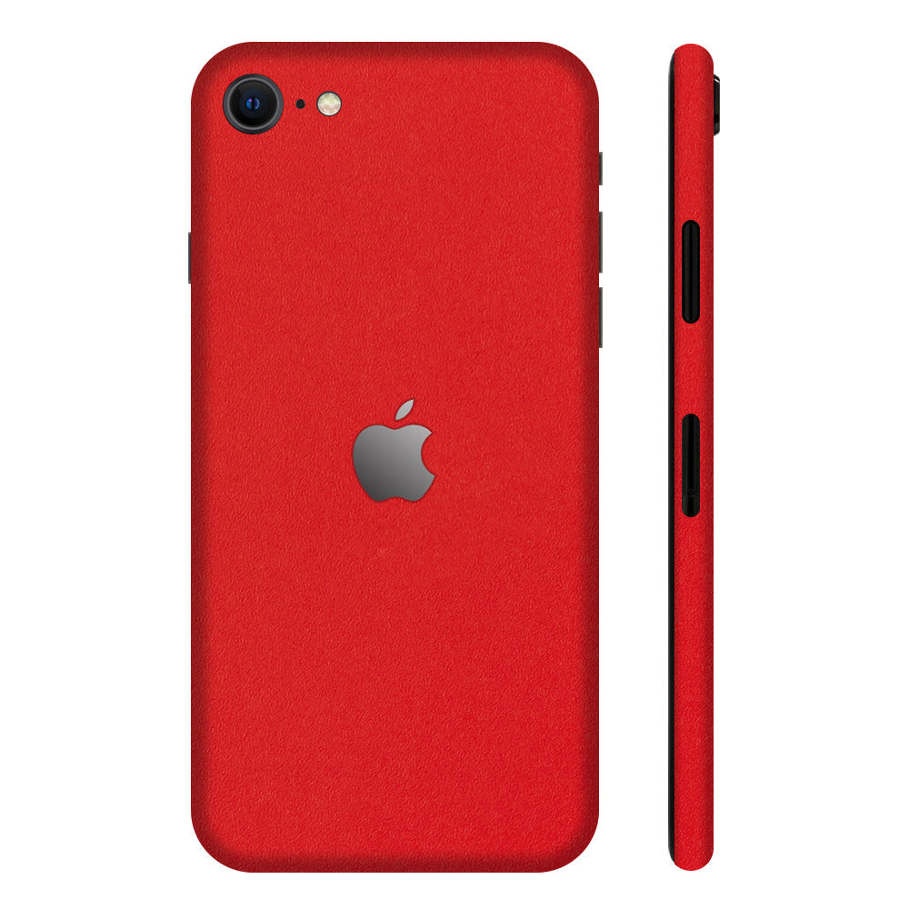 スキンシール iPhoneSE 第2世代 第3世代 レッド 全面カバー – wraplus