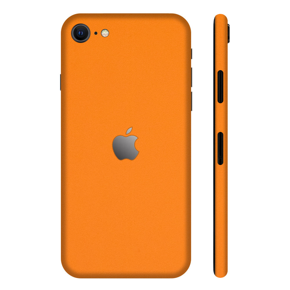 スキンシール iPhoneSE 第2世代 第3世代 オレンジ 全面カバー スキンシール iPhoneSE 第2世代 第3世代 オレンジ 全面カバー
