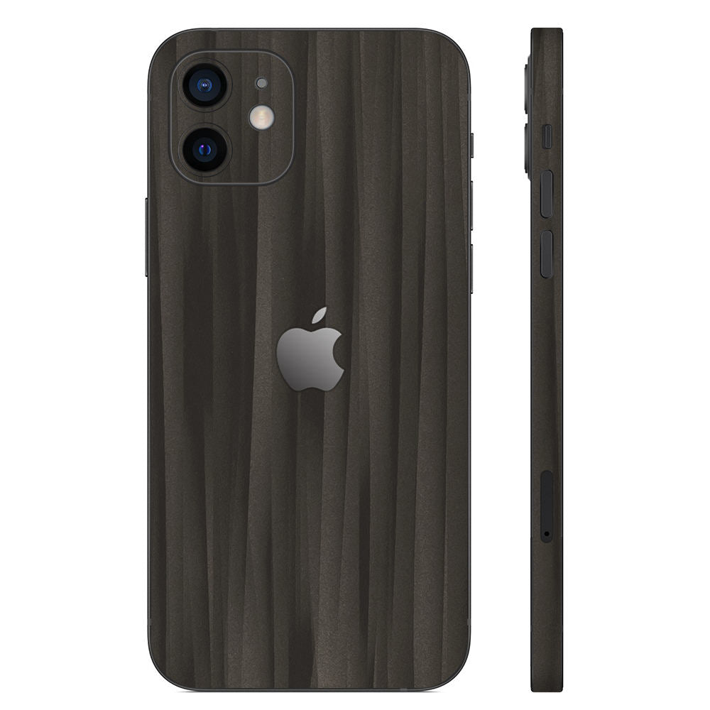 スキンシール iPhone12 mini ブラックアブストラクト – wraplus