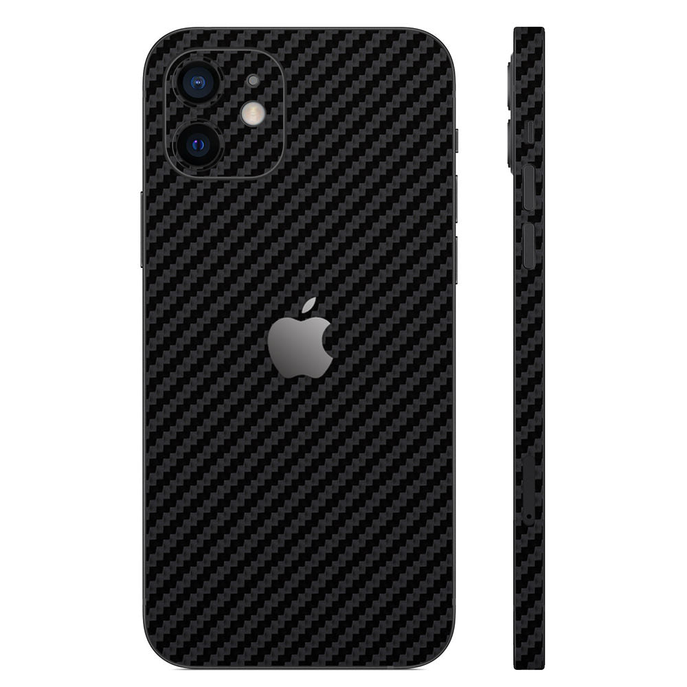 スキンシール iPhone12 mini ブラックカーボン – wraplus