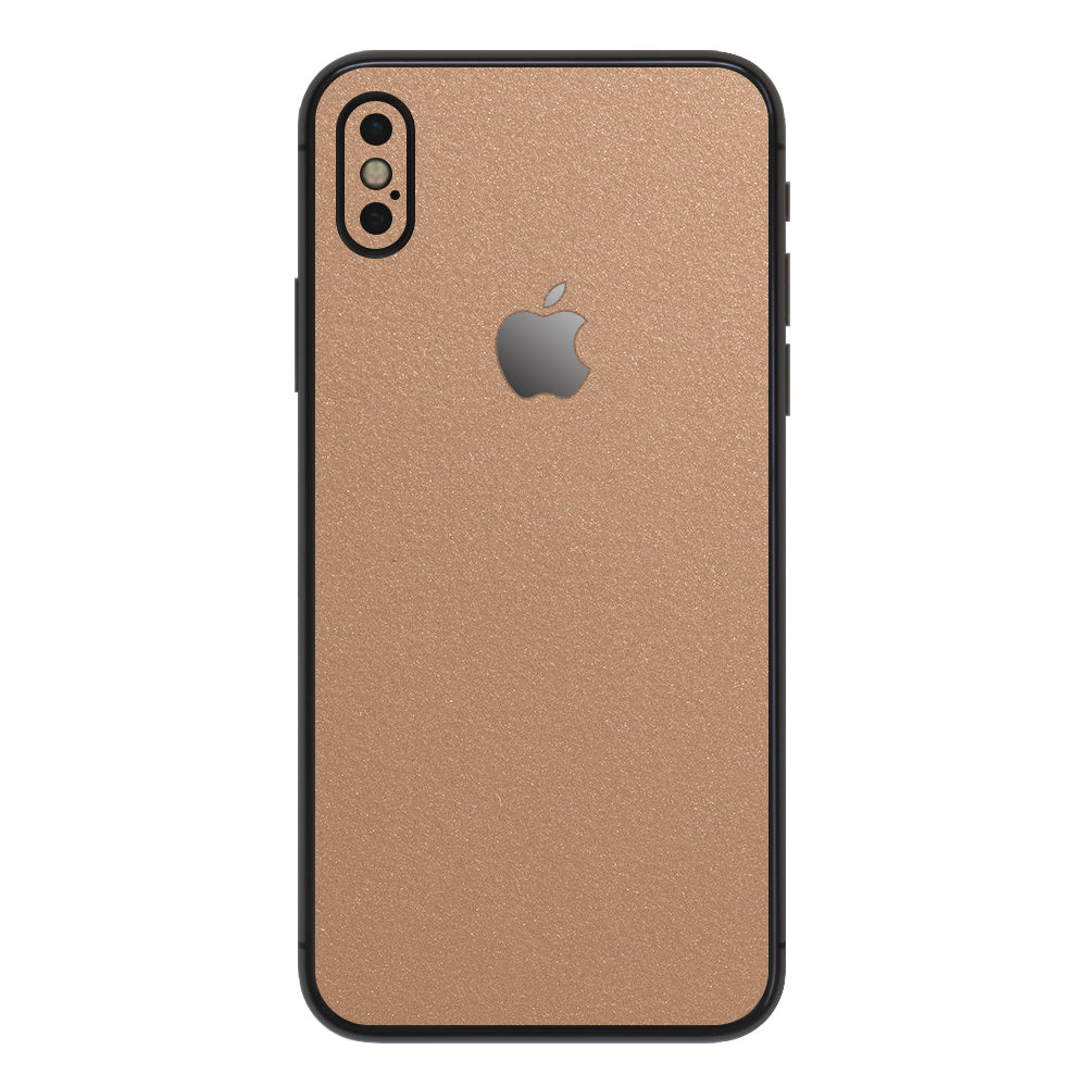 スキンシール iPhoneXS ゴールド 背面カバー – wraplus