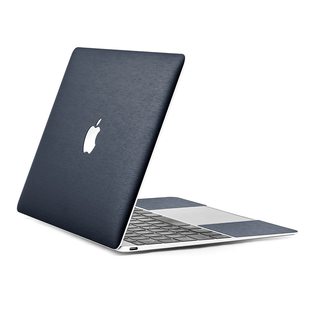 スキンシール MacBook Air 13インチ (2022~2024, M2 M3) ネイビーブラッシュメタル – wraplus