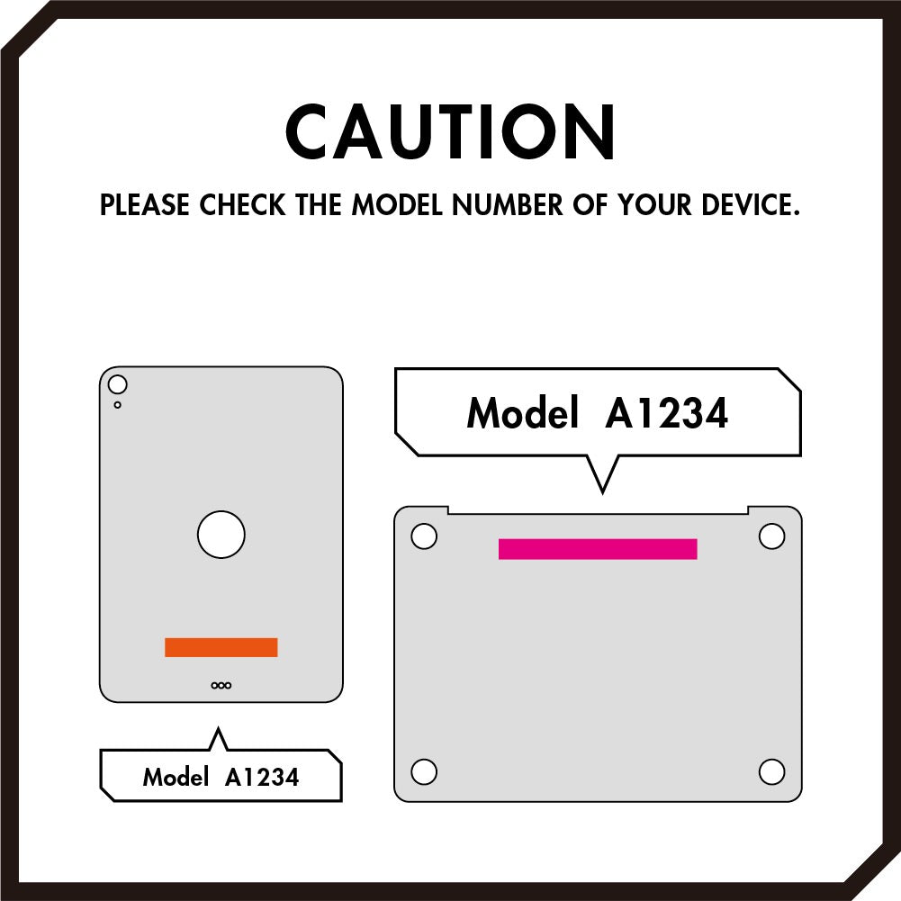 スキンシール MacBook Air 13インチ (2022~2025, M2 M3 M4) オレンジ