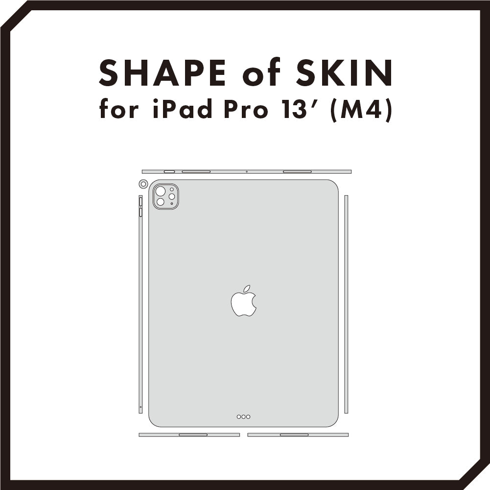 スキンシール iPad Pro 13インチ M4 スペースグレイ – wraplus