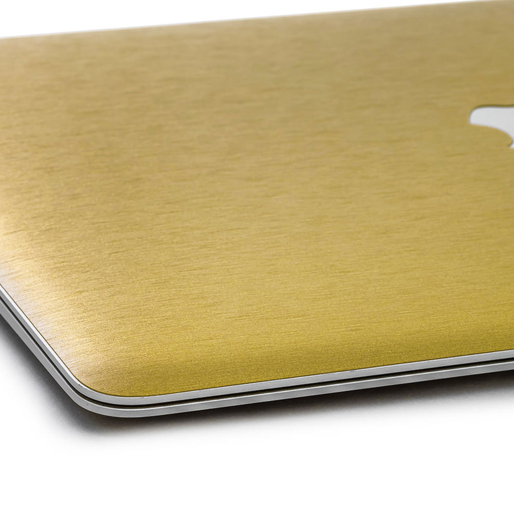 スキンシール MacBook Neo 13インチ ゴールドブラッシュメタル – wraplus