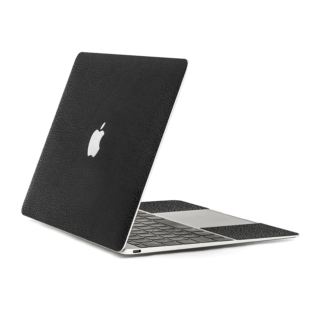 スキンシール MacBook Air 11インチ ブラック光沢レザー – wraplus