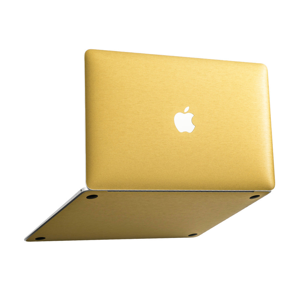 スキンシール MacBook Air 11インチ ゴールドブラッシュメタル – wraplus
