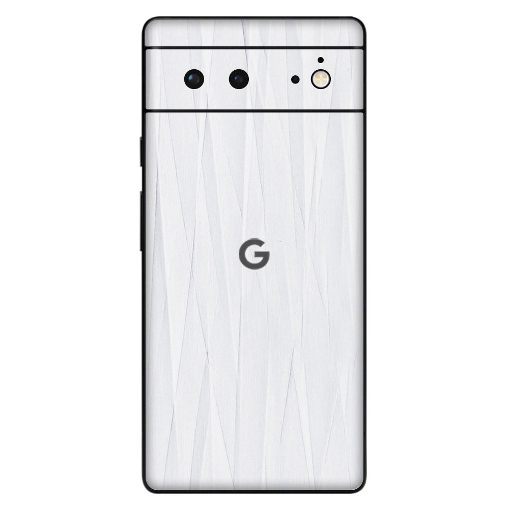 Pixel6a ホワイトアブストラクト 背面カバー