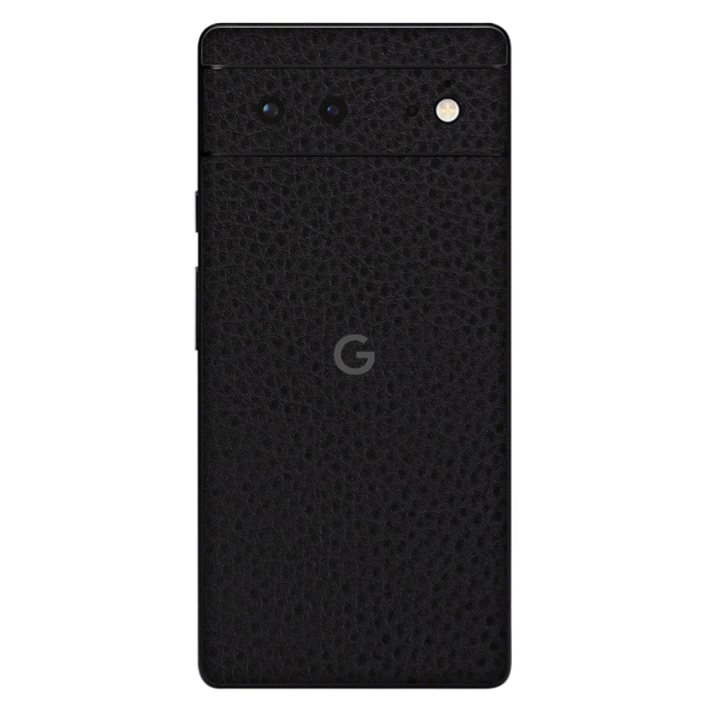 Pixel6a ブラックレザー 背面カバー