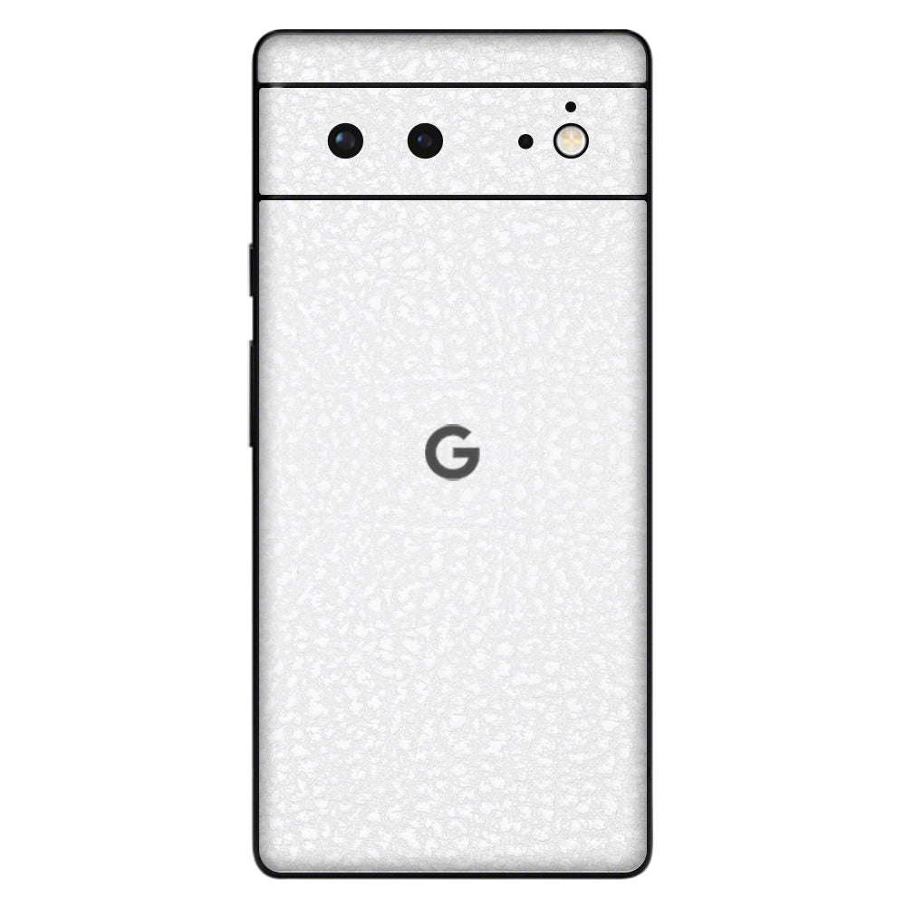 Pixel6a ホワイトレザー 背面カバー