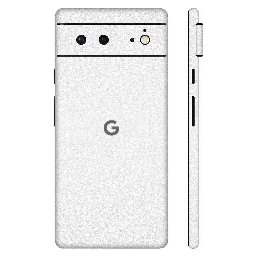 Pixel6a ホワイトレザー 全面カバー