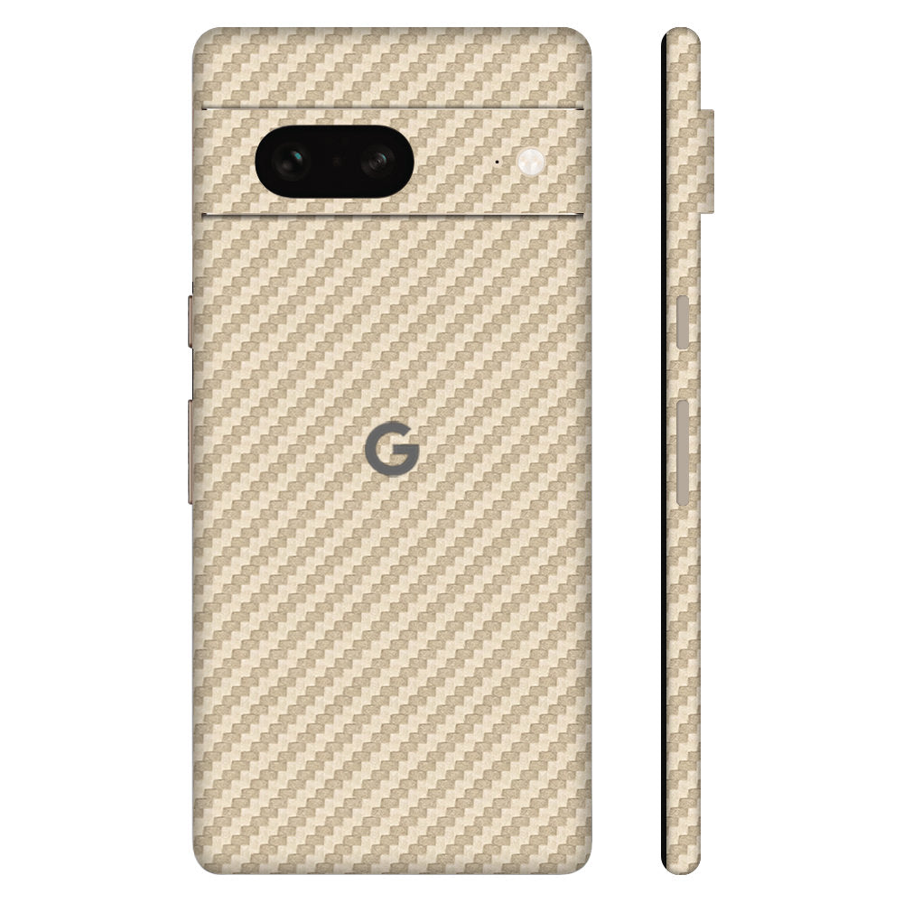 Pixel7 ゴールドカーボン 全面カバー