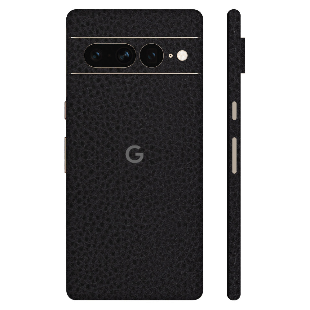 Pixel7 Pro ブラックレザー 全面カバー