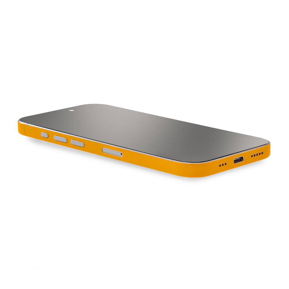 スキンシール iPhone15 Pro オレンジ – wraplus