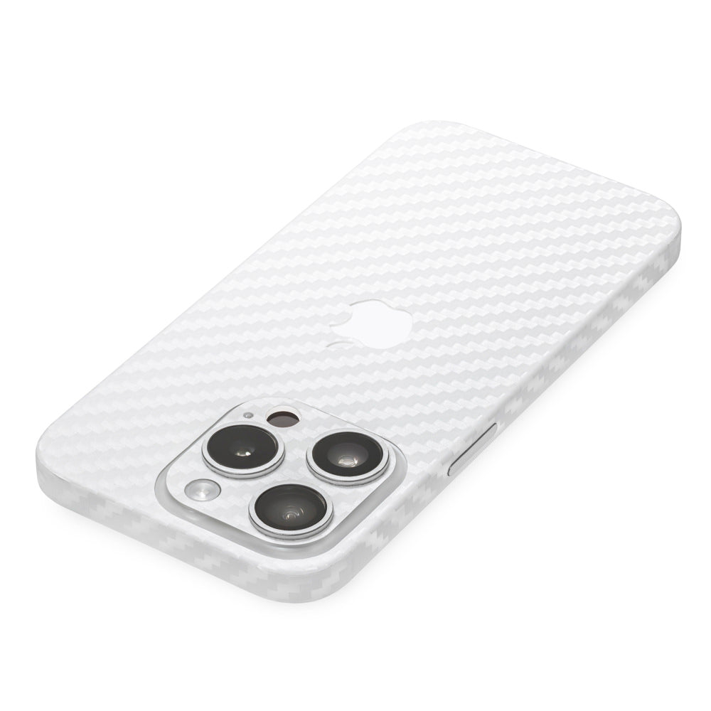 スキンシール iPhone15 ホワイトカーボン – wraplus