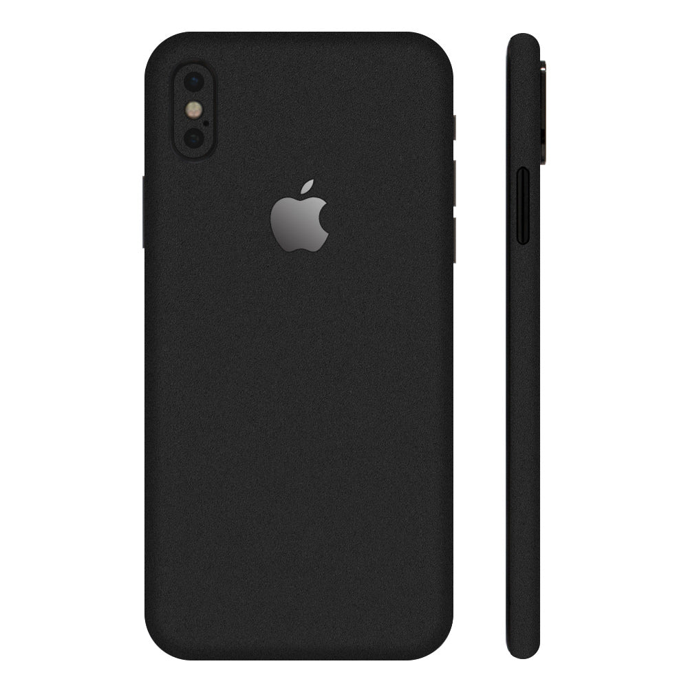 iPhoneXS ブラック 全面カバー