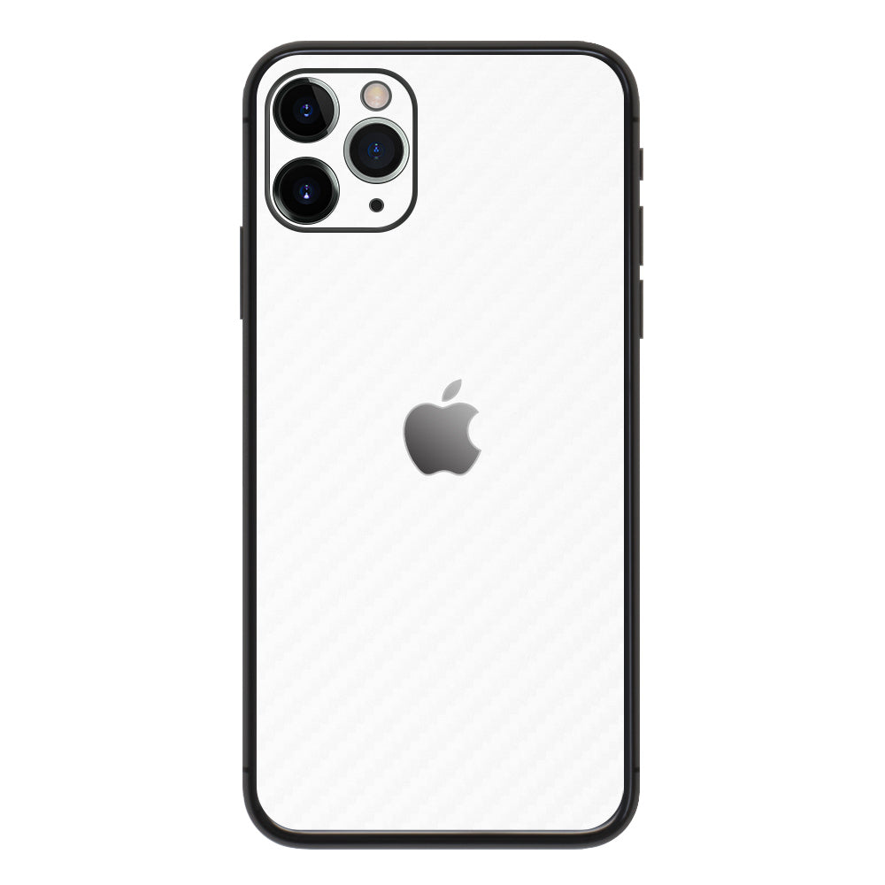 スキンシール iPhone11 ホワイトカーボン 背面カバー – wraplus