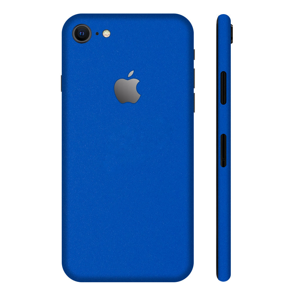 iPhone8 ブルー 全面カバー