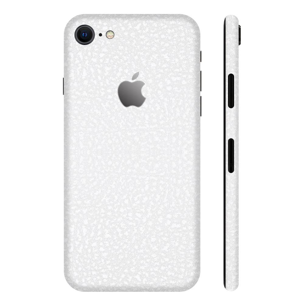 iPhone8 ホワイトレザー 全面カバー