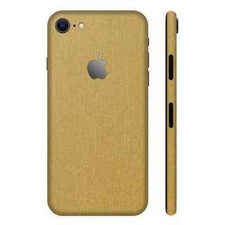 スキンシール iPhone8 ゴールドブラッシュメタル 全面カバー – wraplus