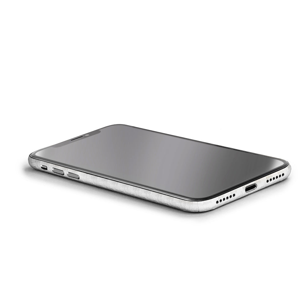 スキンシール iPhoneSE 第2世代 第3世代 ホワイトカーボン 全面