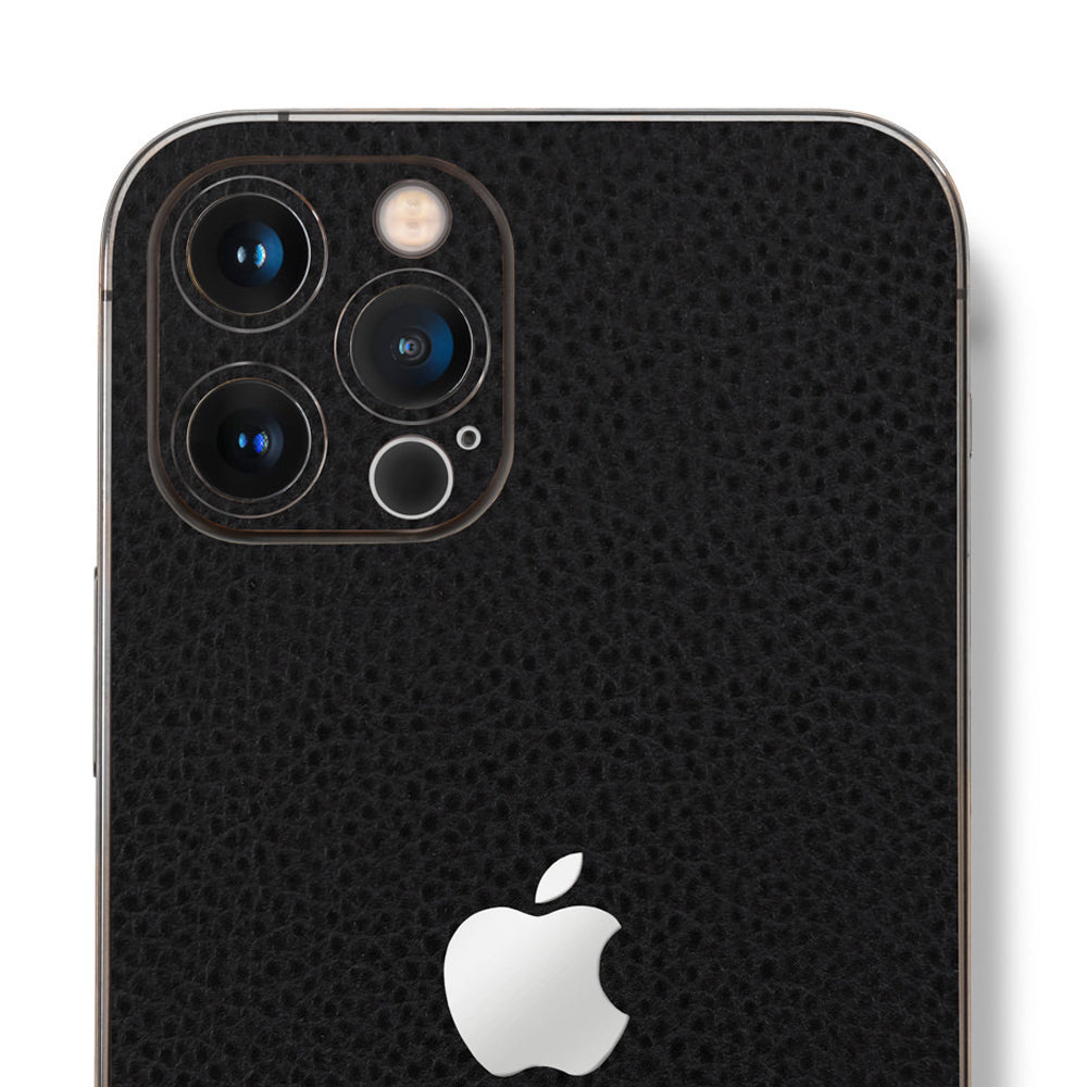 スキンシール iPhone12 Pro ブラックレザー – wraplus