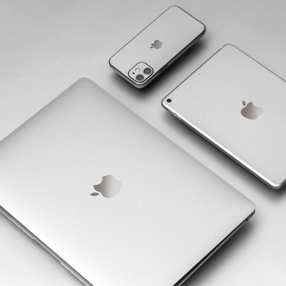 iPad シルバー スクラッチあり スキンシール iPad mini 第1世代 第2世代 第3世代 シルバー