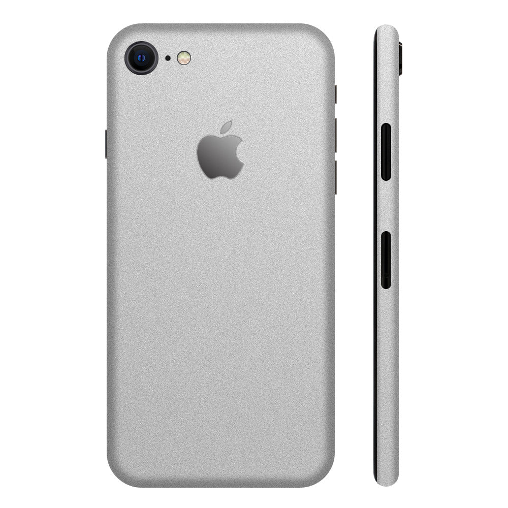 iPhone8 シルバー 全面カバー