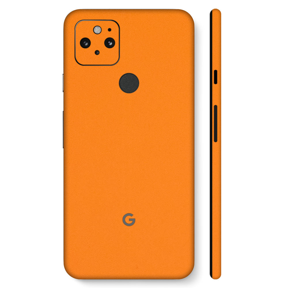 Pixel5a (5G) オレンジ 全面カバー