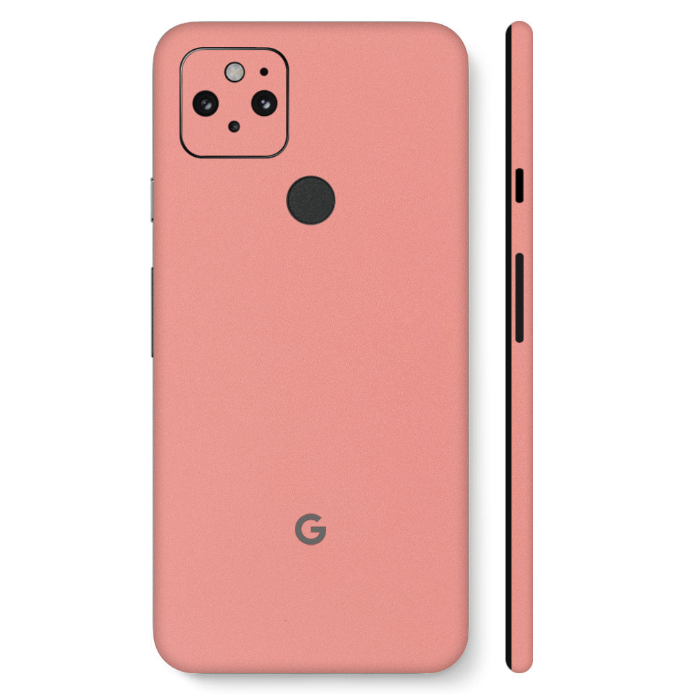 Pixel5a (5G) サーモンピンク 全面カバー