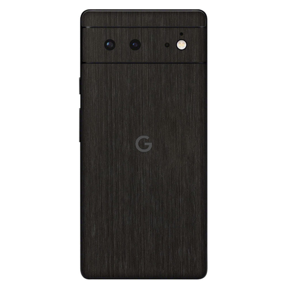 Pixel6 ブラックブラッシュメタル 背面カバー